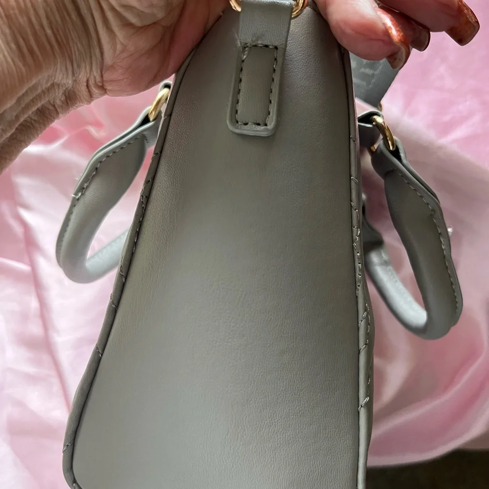 Valentino Orlandi Elegant Gray Shoulder Bag - Picture 7 of 7